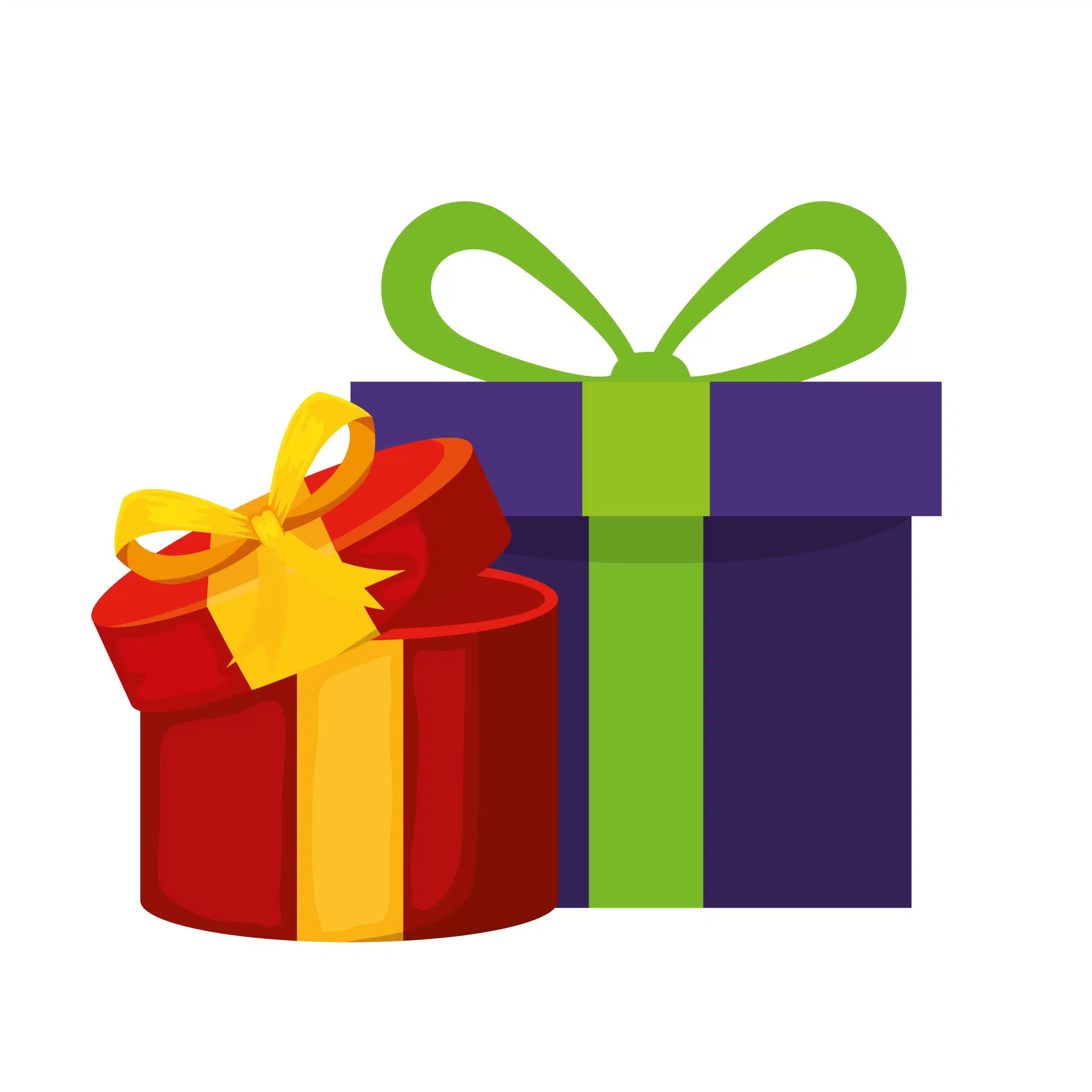 gift boxes present isolated icon